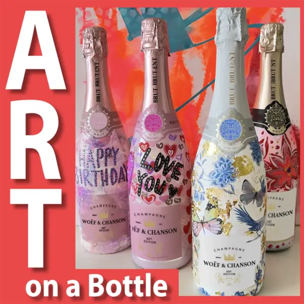 Shop Image zum Workshop 'Art on a Bottle' von Ilkas Malschule. @2025