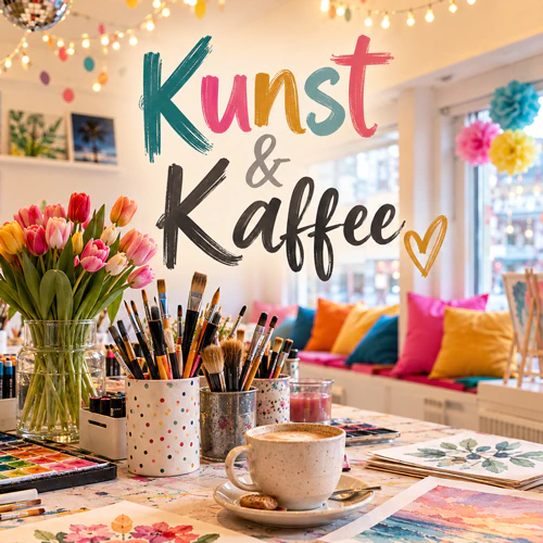 Shop Image zum Workshop 'Kunst & Kaffee' von ILKAs Malschule. ©2026
